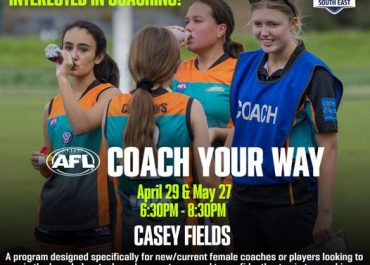 AFL Victoria Women’s only coaching offering